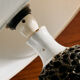 Danish ceramic table lamp by Bodil Marie Nielsen, set of 2
