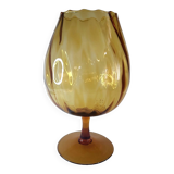 Cognac glass vase from the 70's