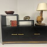 Meuble buffet asymétrique des années 1990