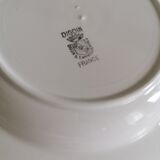 Set of 8 hollow earthenware plates Digoin Sarreguemines