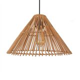 Bamboo Light, 40cm coni style, Boho Pendant Light
