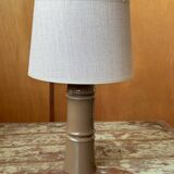 Iced brown table lamp