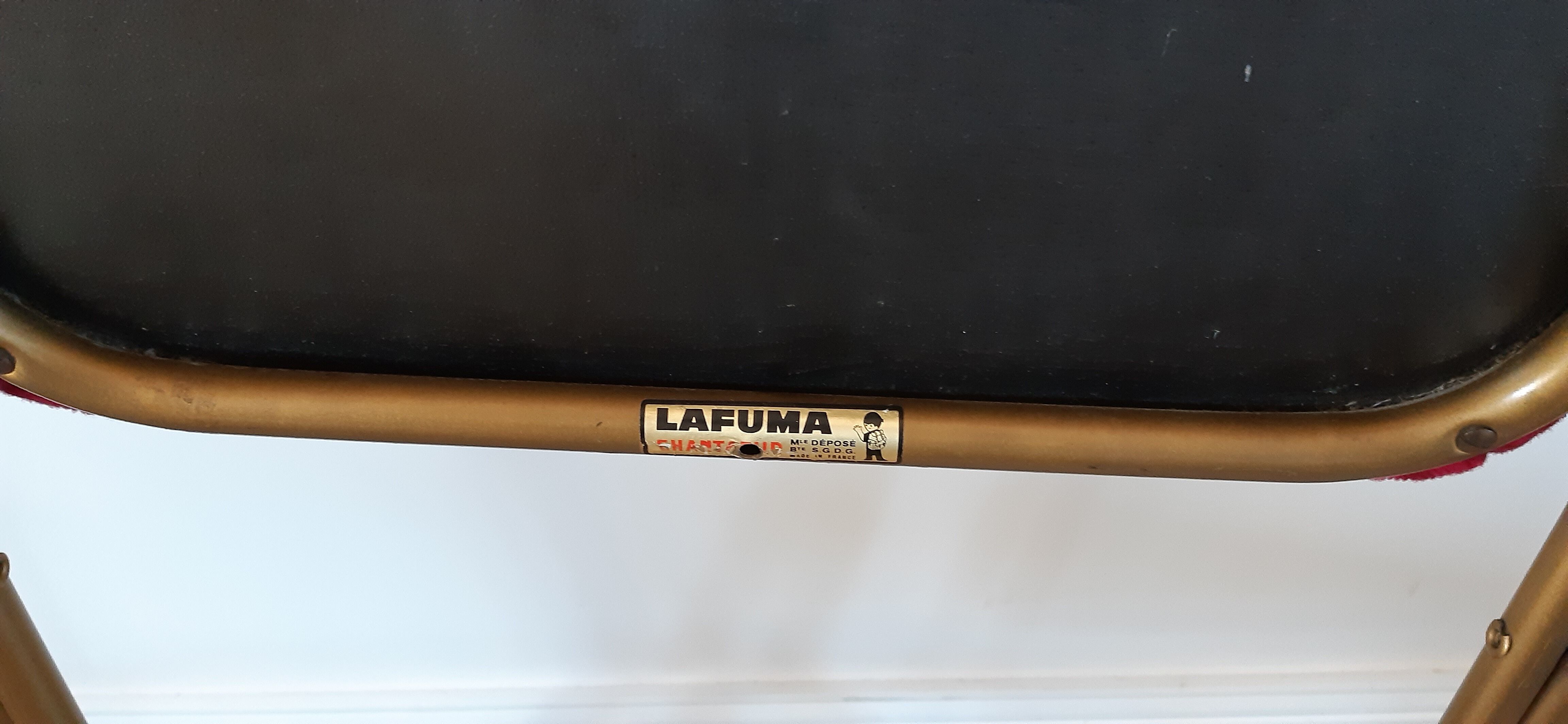 Set of two Lafuma folding chairs