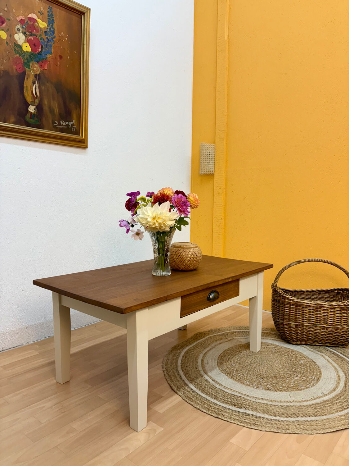 Chestnut coffee table