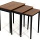 Tables gigogne en teck, Suède, 1960