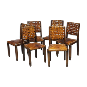 6 chaises années 50