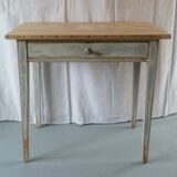 Patinated farm table