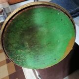 Brass floor lamp column adjustable e-reader art deco style