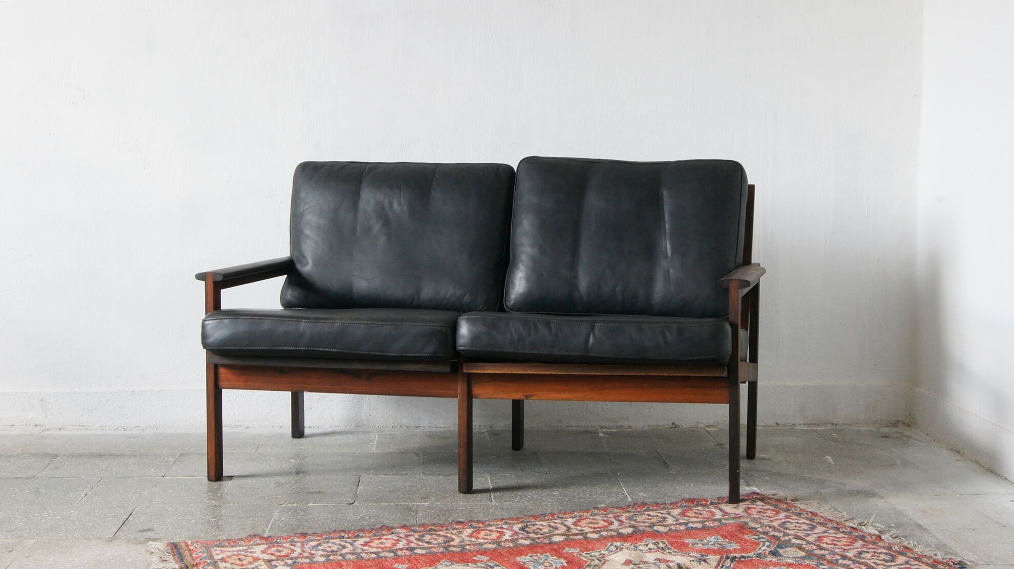 Canapé Capella par Illum Wikkelsø pour Niels Eilersen, années 1960