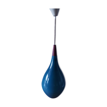 Scandinavian suspension light in blown glass by Holmegaard from the 1950s, 60s.