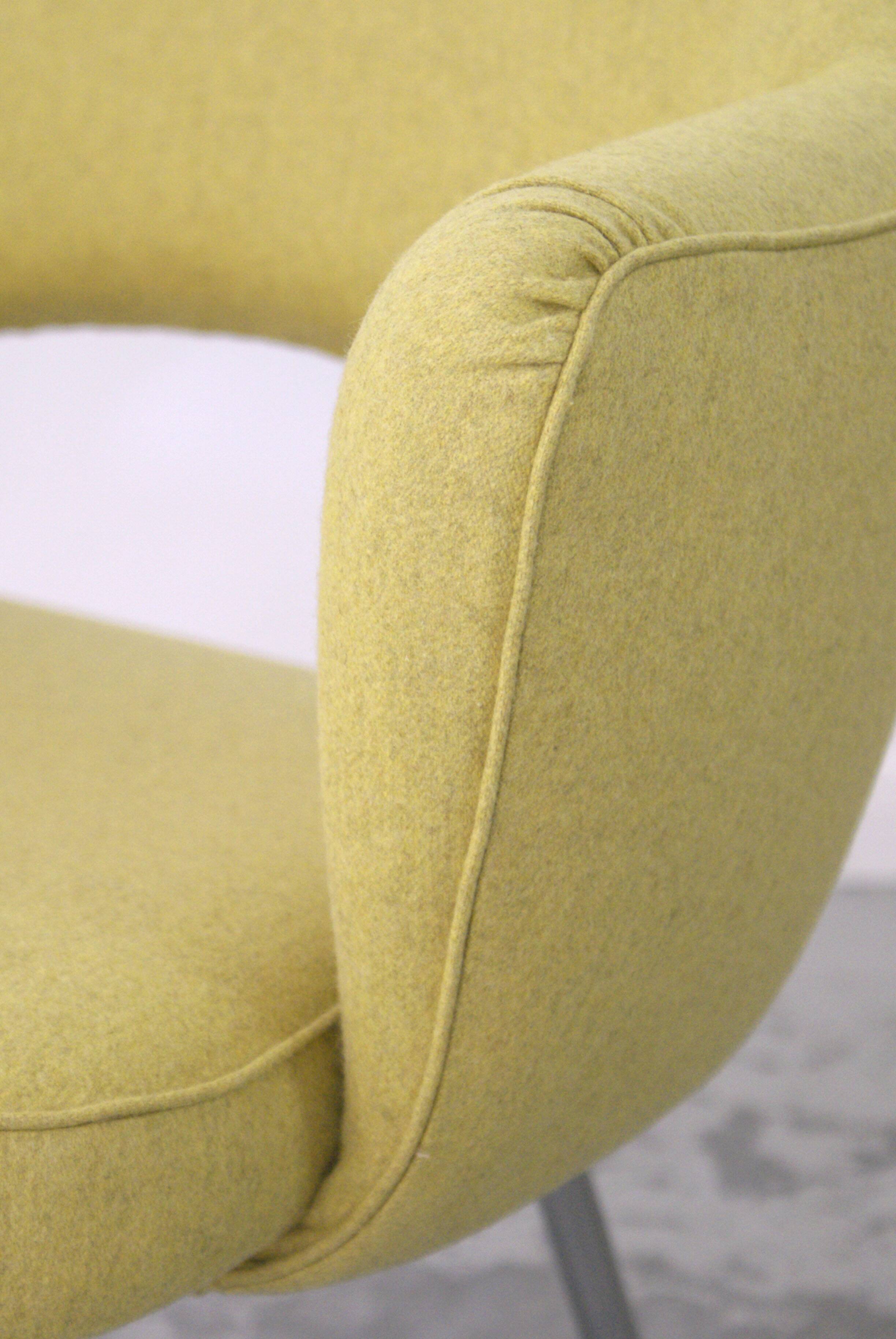 Eero Saarinen fabric armchairs