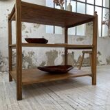 XS oak draper's table