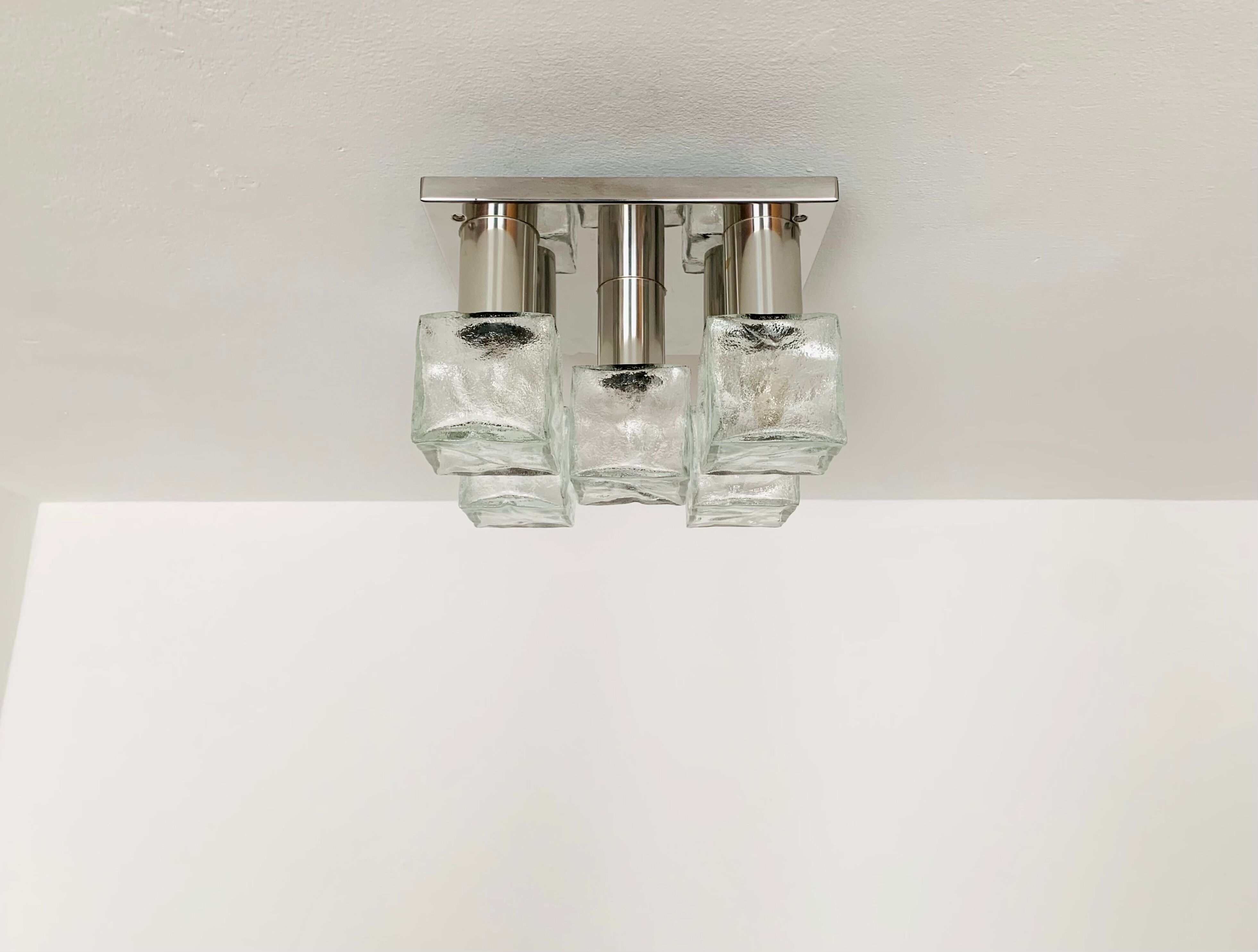 Ice Cube Flush Light by J.T. Kalmar