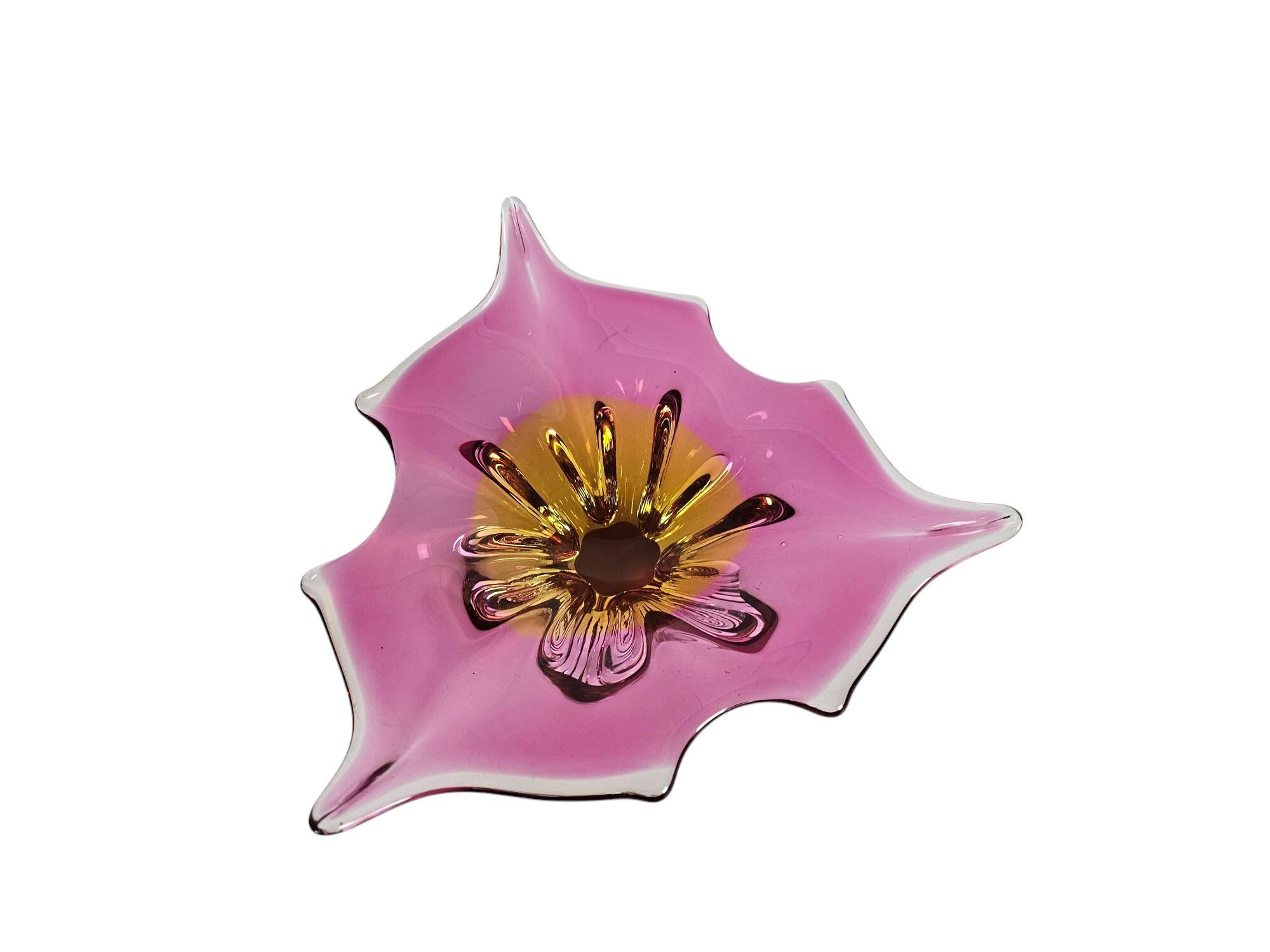 Egermann - Bohemian - Friedrich Egermann -  vase - signed - 1960's