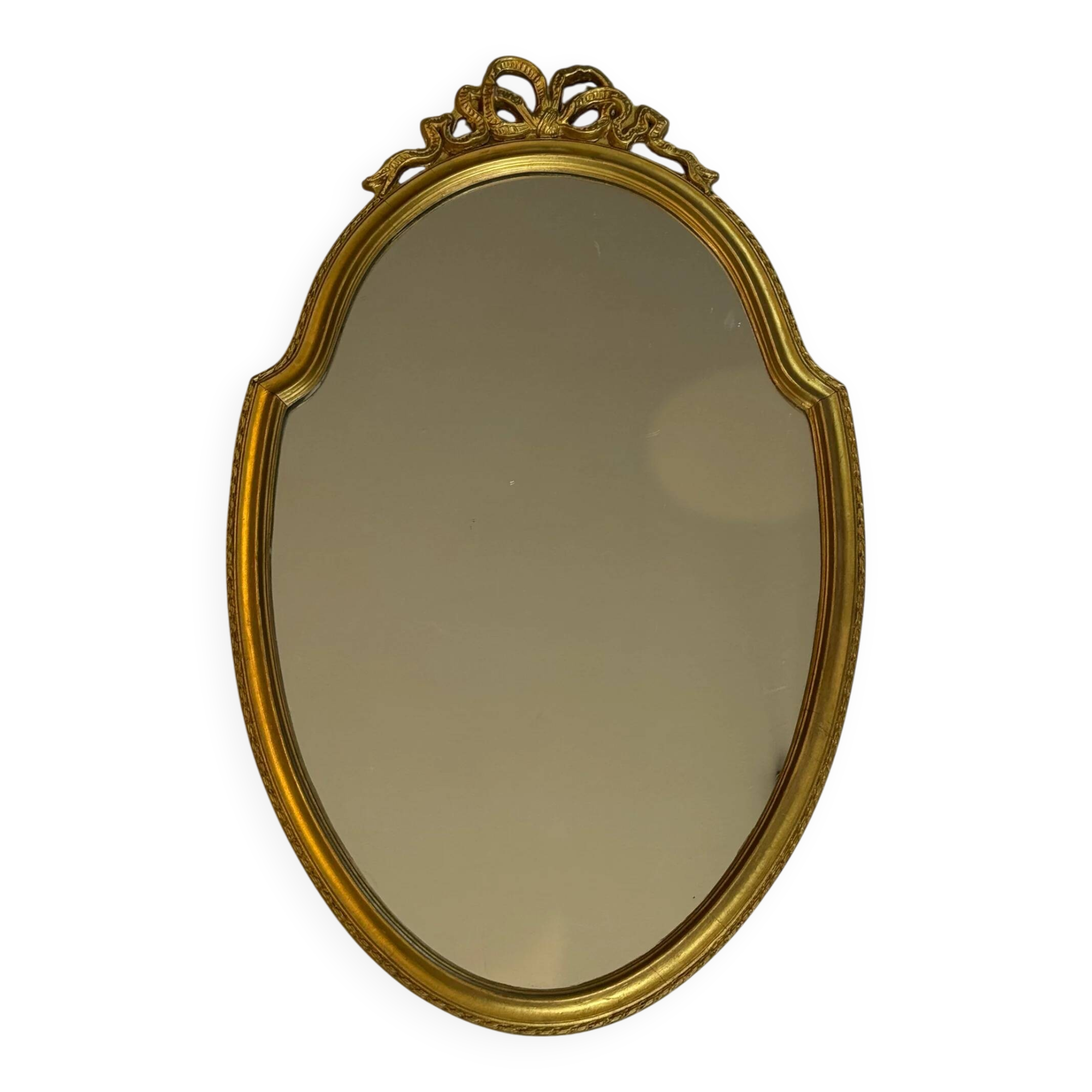 Vintage gold wooden mirror
