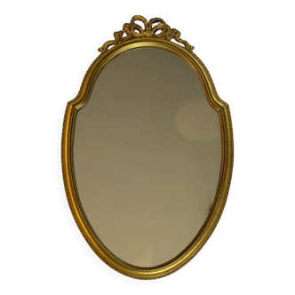 Vintage gold wooden mirror
