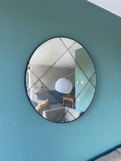 Industrial round mirror