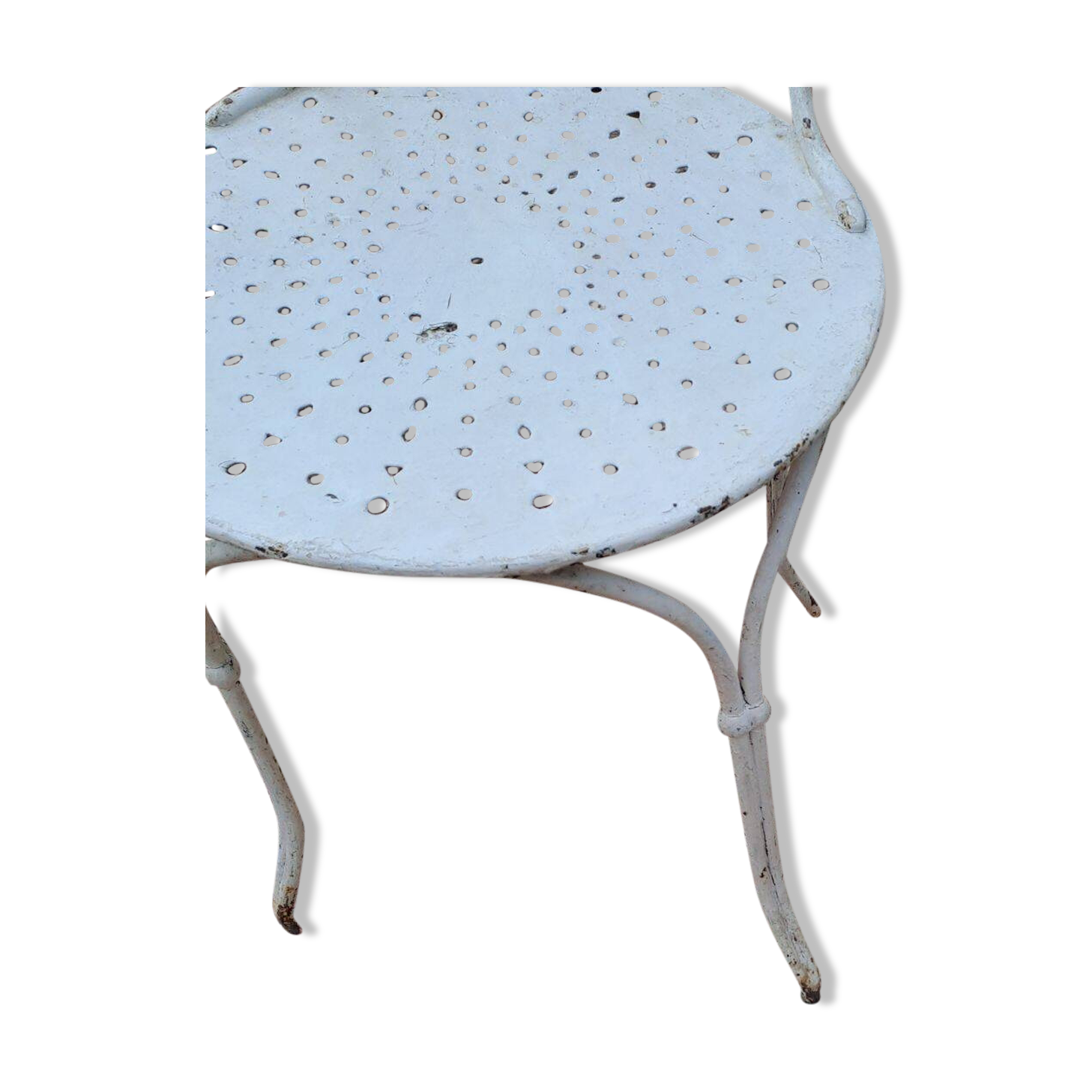 6 chaises en fer forgé