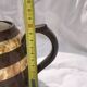 A brown England teapot