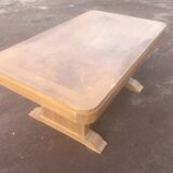 Dining table 1940 Art Deco walnut
