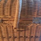 Rattan suitcase 70's