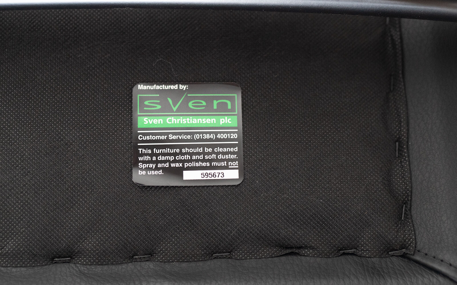 A Set of Four Sven Christiansen for Sven Fulcrum Leather Office Armchairs