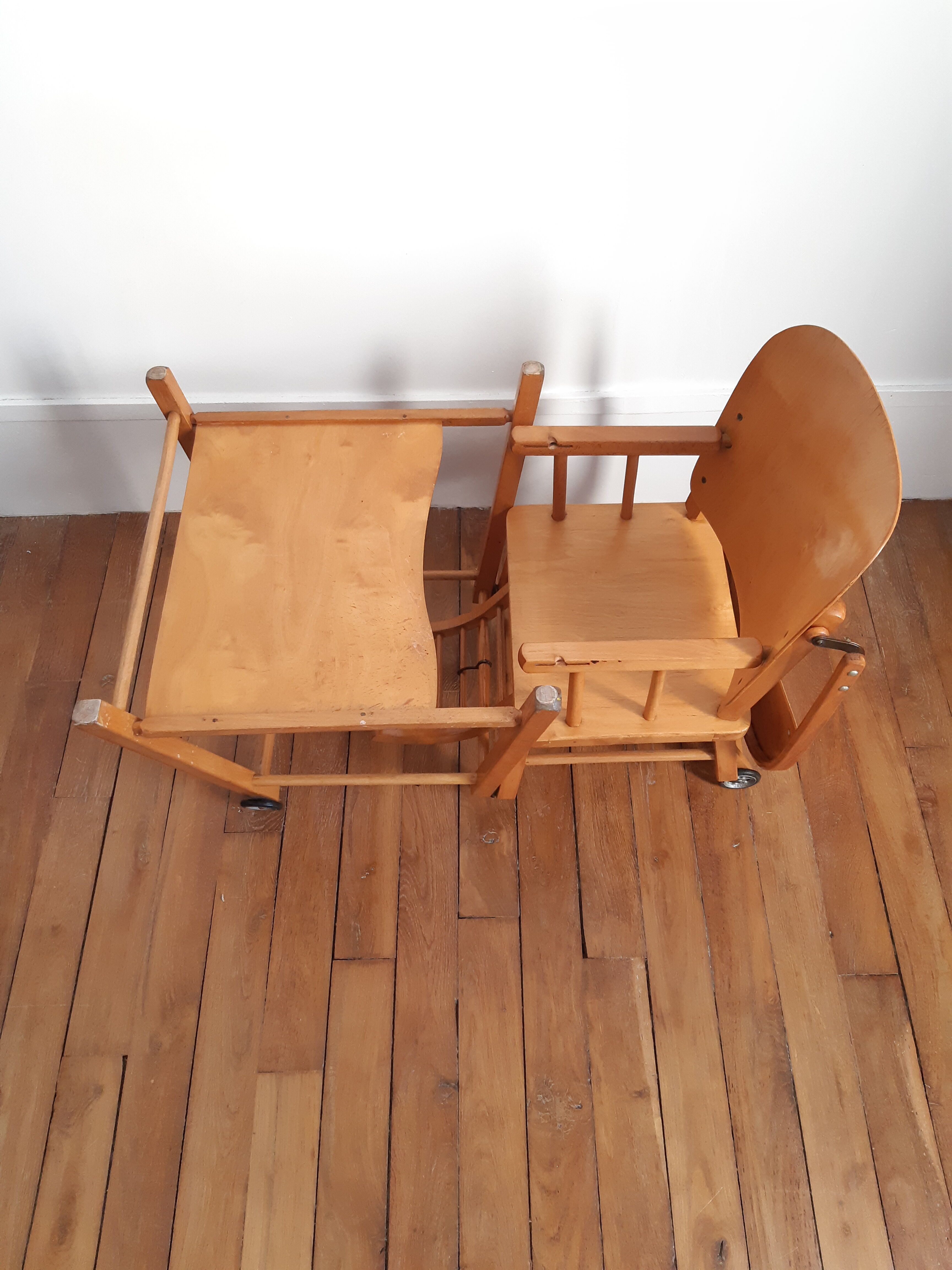 Chaise haute bébé - Baumann