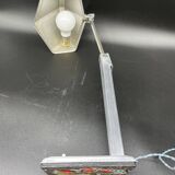 Vintage Pirouett France lamp, Art Deco, model patented in 1940, aluminum