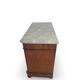 Commode Umbertino en acajou et noyer, 19e siècle.