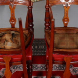 Set of four chairs of Victorian