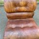 Modular brown leather canapé from Cognac, Italy, 1970.