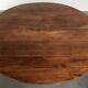 Table de ferme antique française ovale/ronde du 19ème siècle