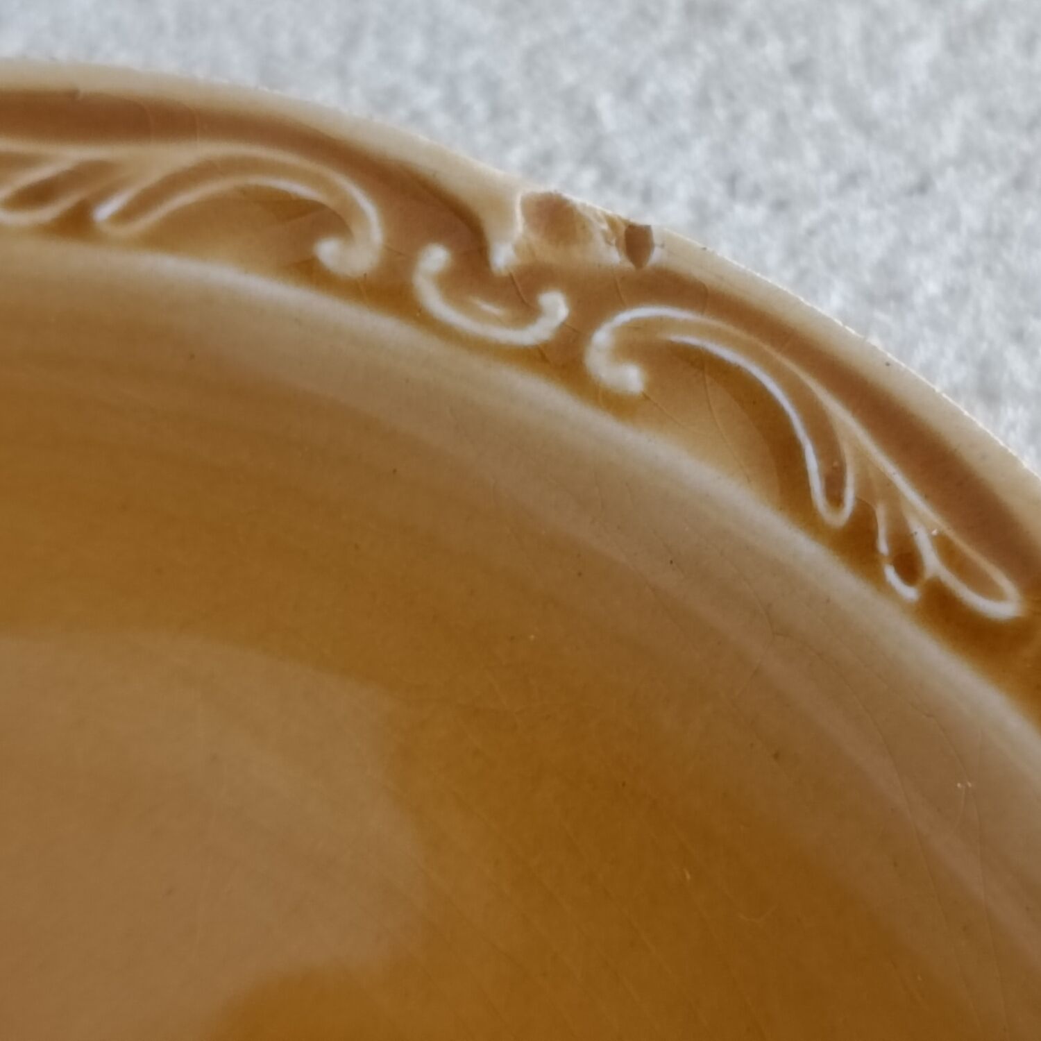 4 Sarreguemines earthenware plates