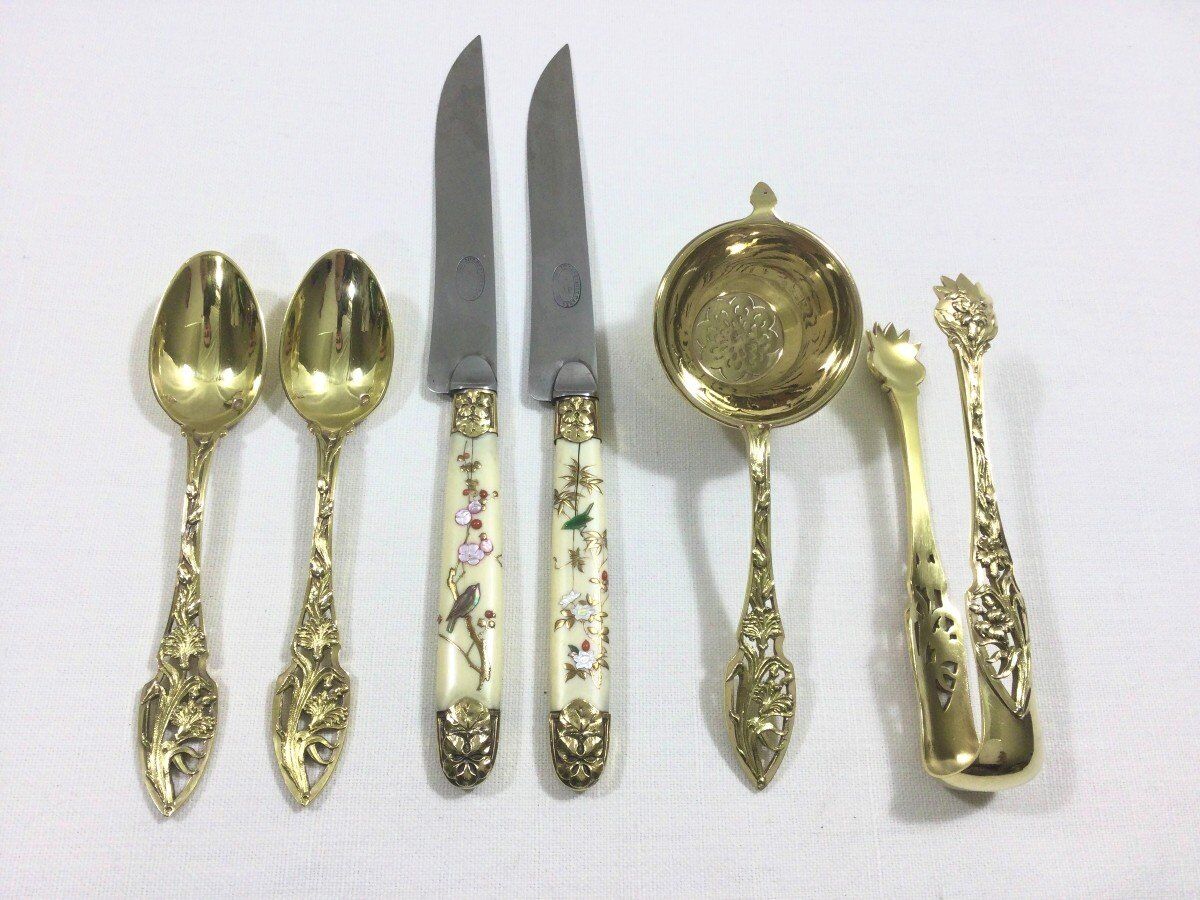 Art nouveau mignardise tea ensemble