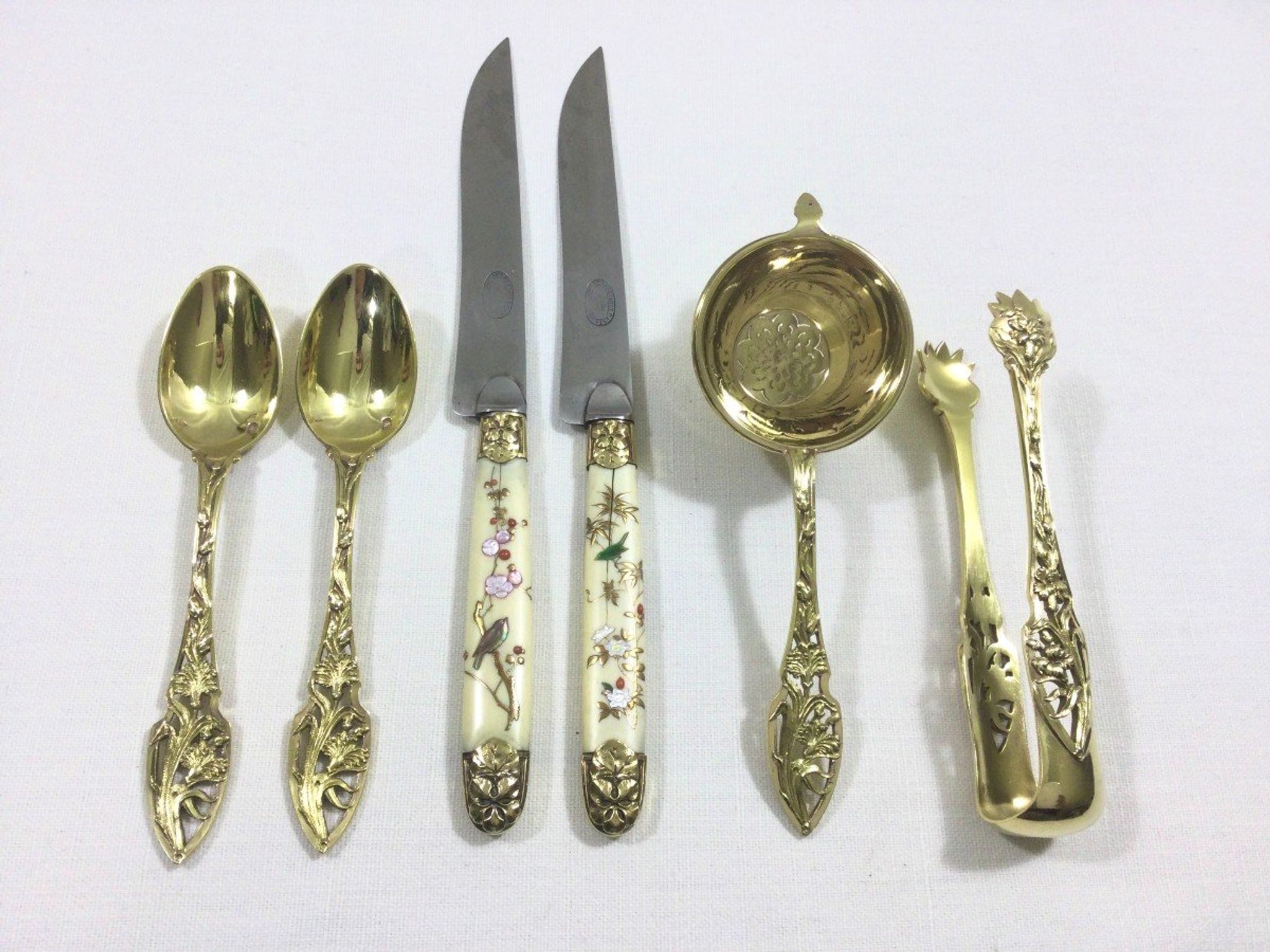Ensemble à thé mignardise art nouveau