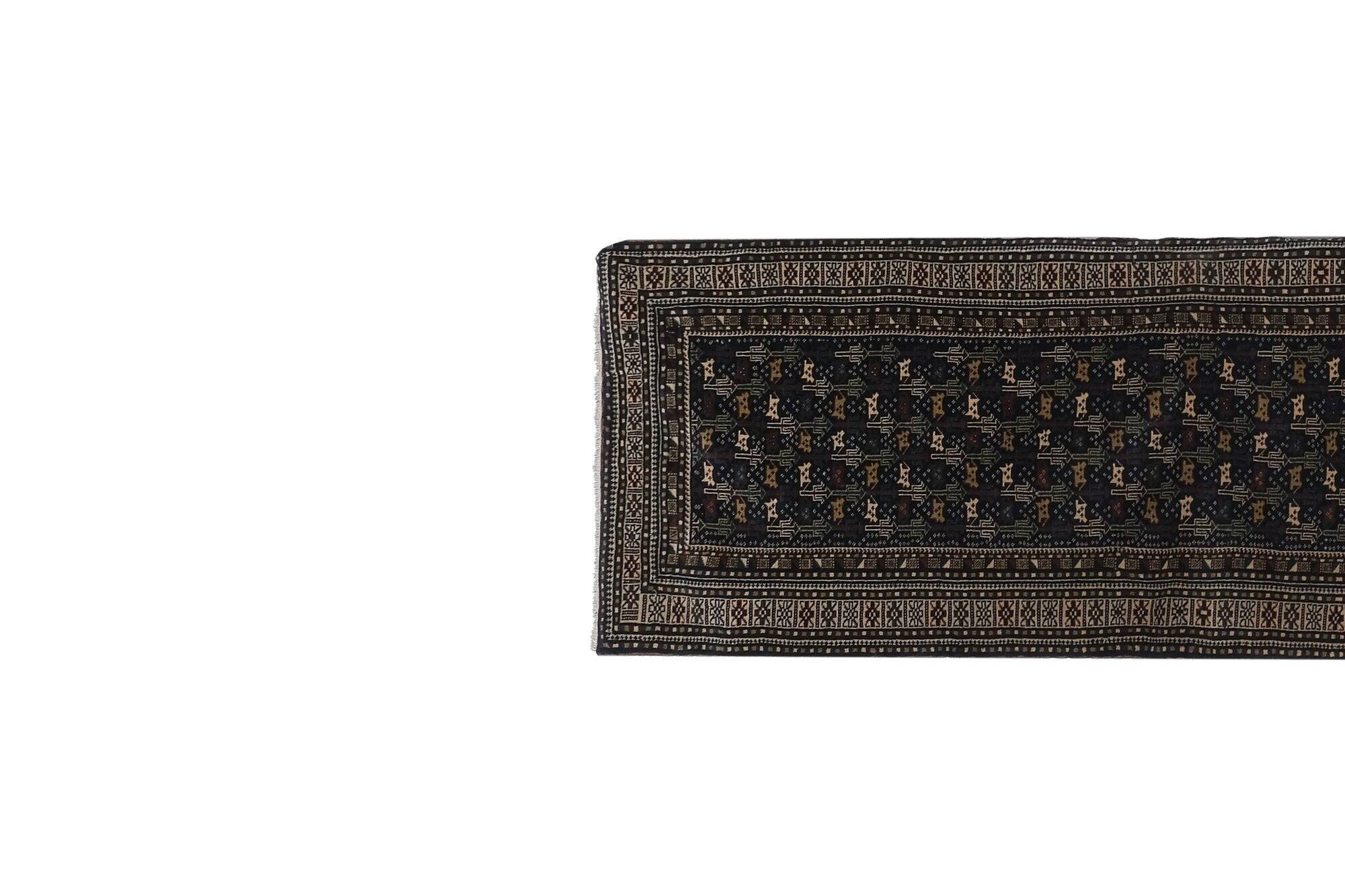 Tapis de couloir turc vintage