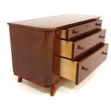 Scandinavian mahogany chest of drawers, Swedish modern, Sweden, 1940