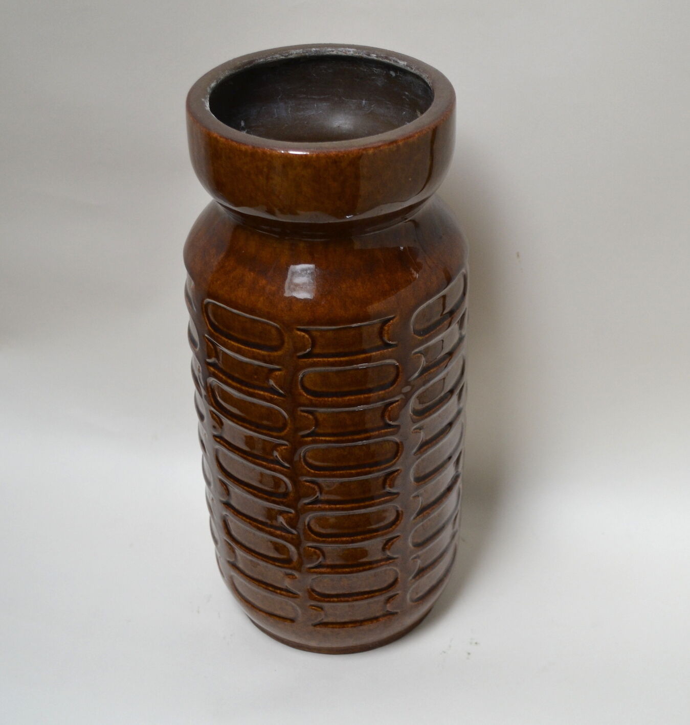 Vintage brown vase made in West Germany