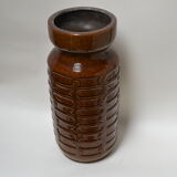 Vintage brown vase made in West Germany