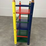Pierre Sala style pencil shelf for children