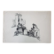 André Duculty (1912-1990) India ink on paper "The return of sinners" Monogrammed at the bottom