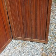 1930s bistro screen with slats