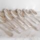 Ercuis silver-plated cutlery set, 11 forks and 11 spoons