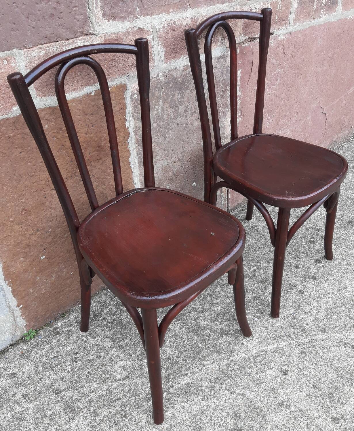"Fischel" bistro chairs (pair)