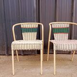 Scoubidou chairs x2