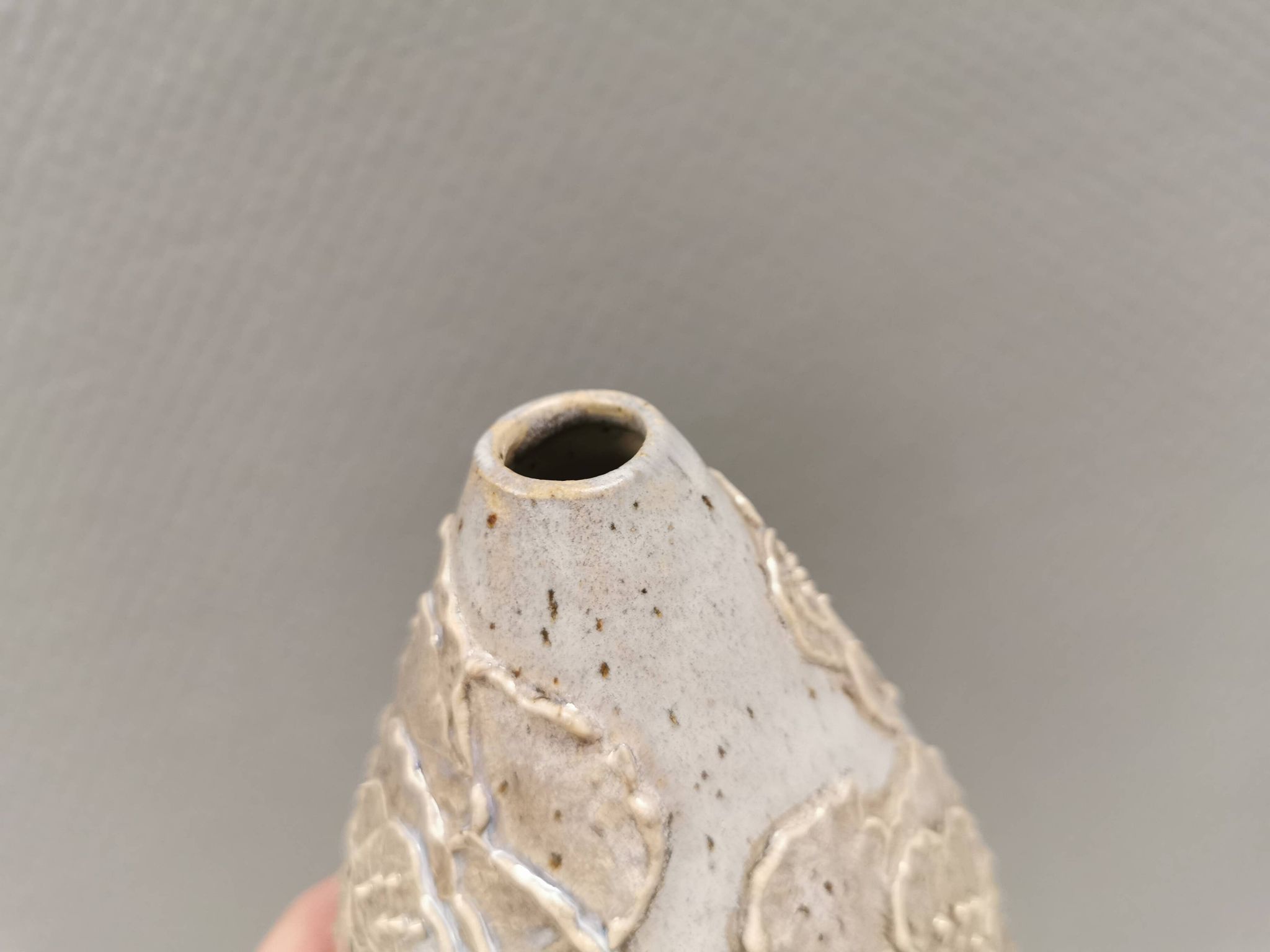 Handmade Danish ceramic vase.
