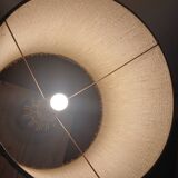 Vintage 1960s Venetian lamp – wooden base – Total height: 1.00 m