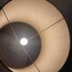 Vintage 1960s Venetian lamp – wooden base – Total height: 1.00 m