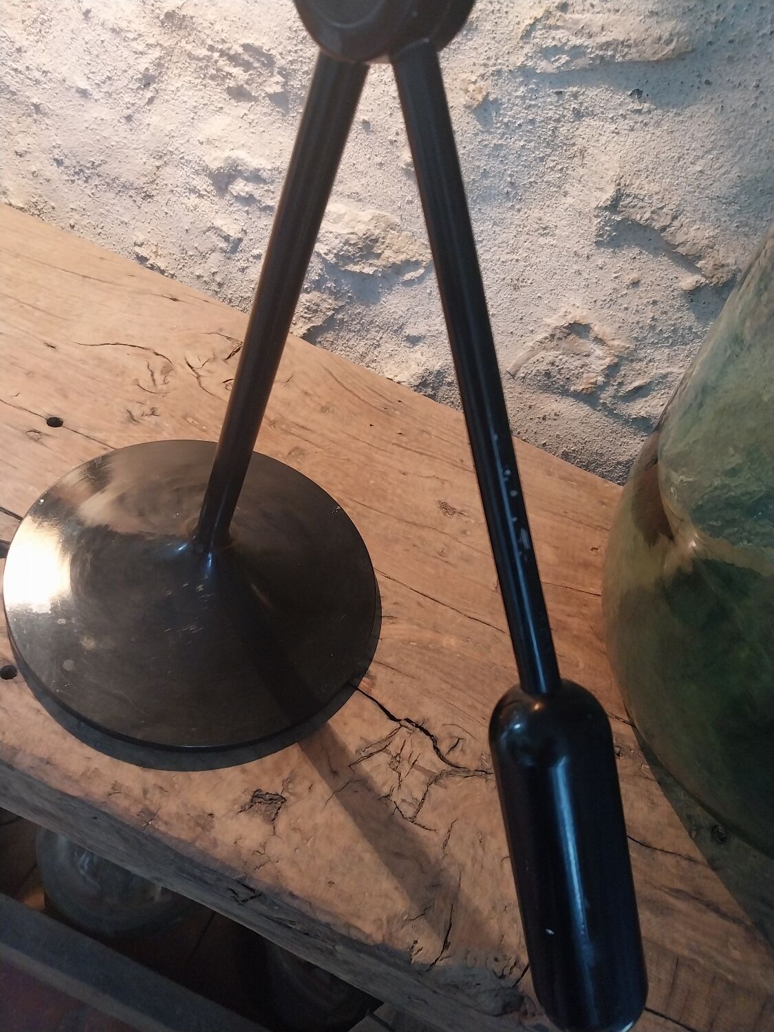 Industrial desk lamp