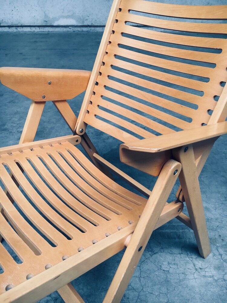 Set of Mid-Century Modern Design Rex Folding Chairs by Niko Kralj for Stol Kamnik, 1980s